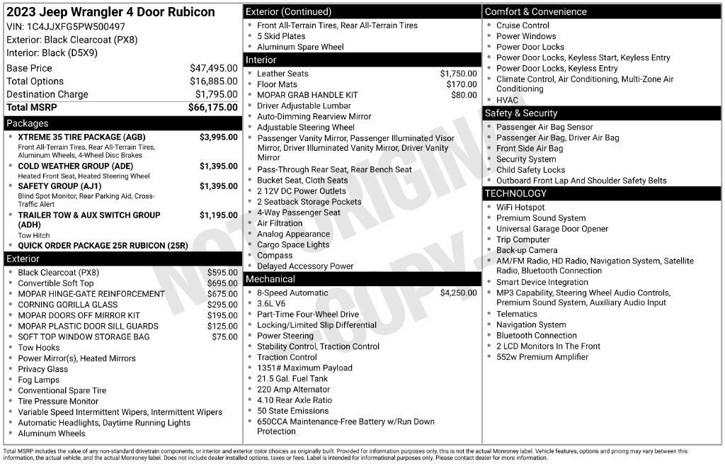 2023 Jeep Wrangler Rubicon