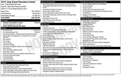 2019 Jeep Grand Cherokee Limited