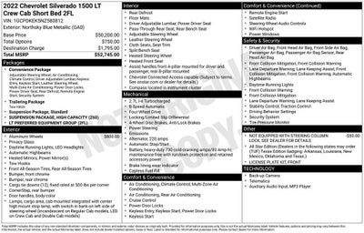 2022 Chevrolet Silverado 1500 LT (2FL)