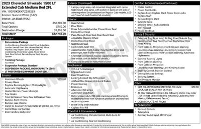 2023 Chevrolet Silverado 1500 LT (2FL)