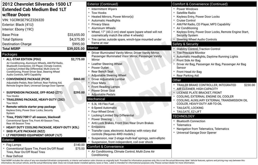 2012 Chevrolet Silverado 1500 LT