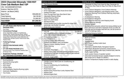 2023 Chevrolet Silverado 1500 RST