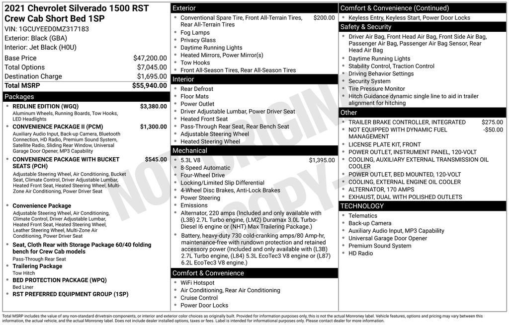 2021 Chevrolet Silverado 1500 RST