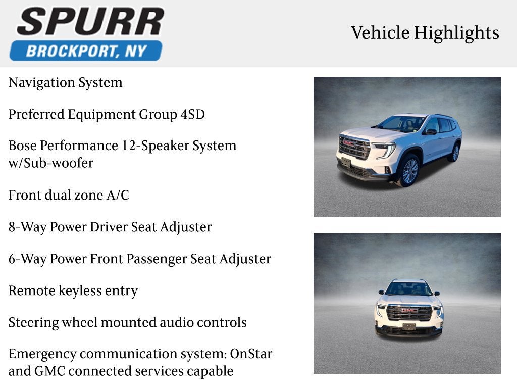2024 GMC Acadia Elevation