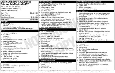 2024 GMC Sierra 1500 Elevation