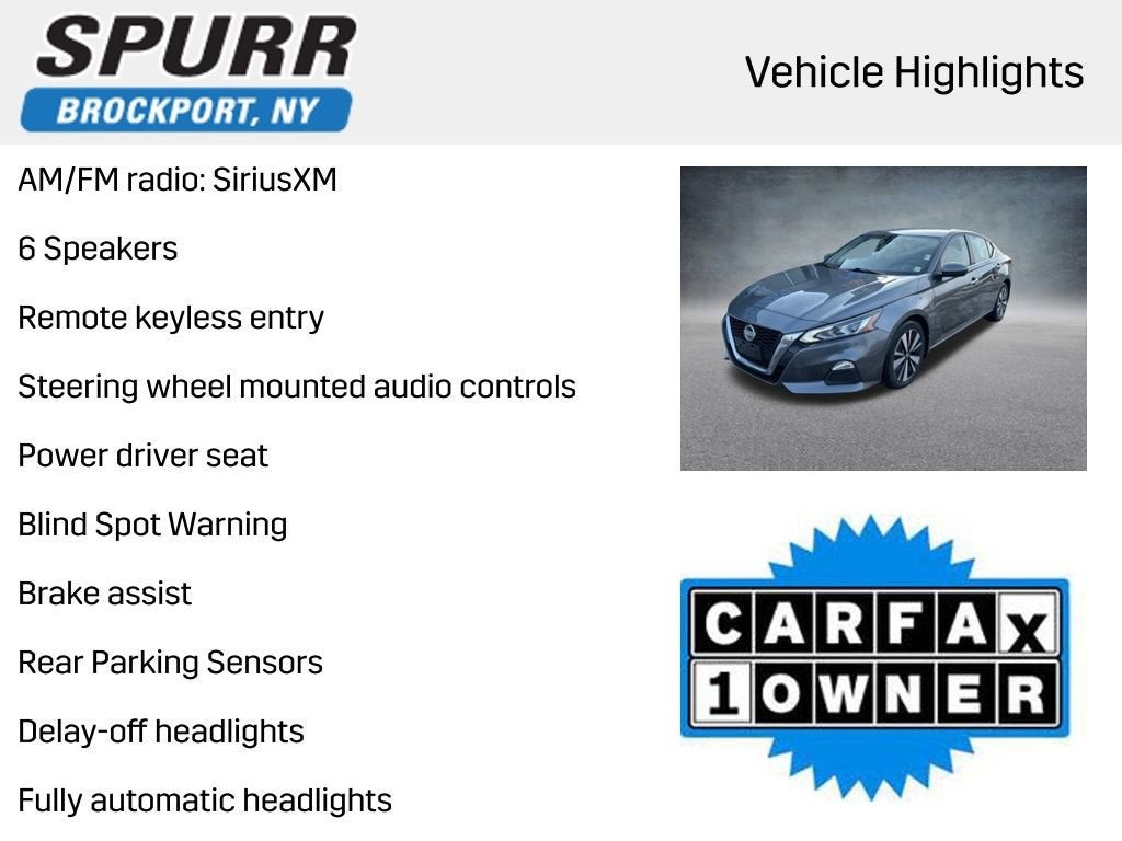 2022 Nissan Altima 2.5 SV