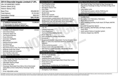 2014 Chevrolet Impala LT