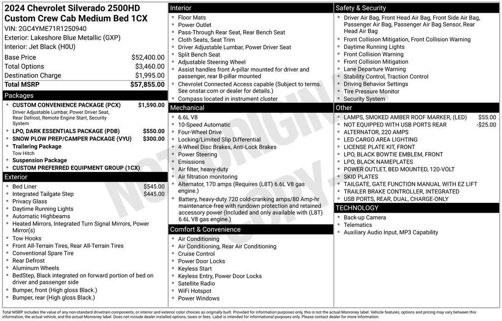 2024 Chevrolet Silverado 2500 HD Custom