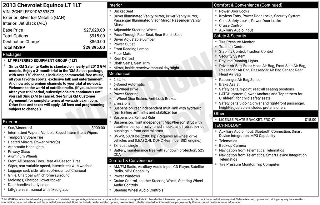 2013 Chevrolet Equinox LT