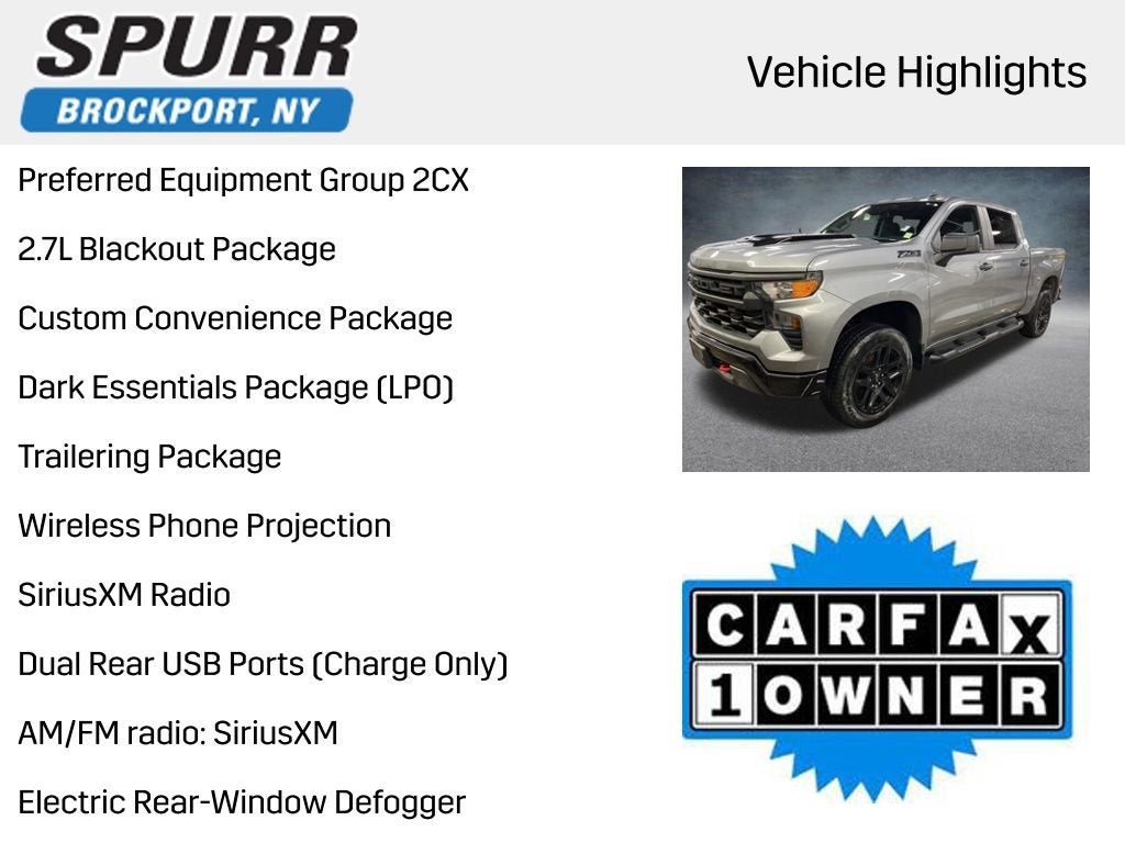 2023 Chevrolet Silverado 1500 Custom Trail Boss