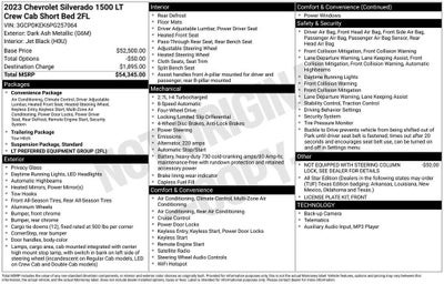 2023 Chevrolet Silverado 1500 LT (2FL)