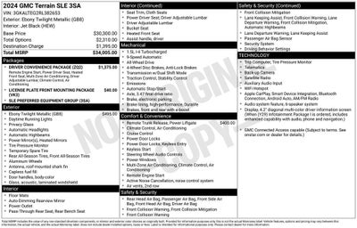 2024 GMC Terrain SLE