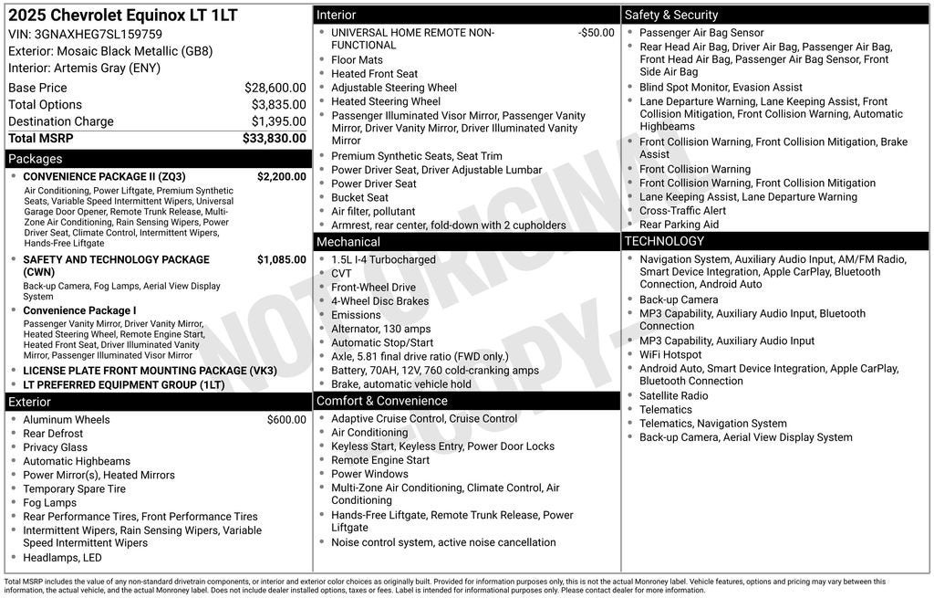2025 Chevrolet Equinox LT