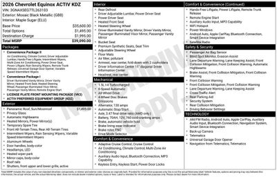2026 Chevrolet Equinox ACTIV