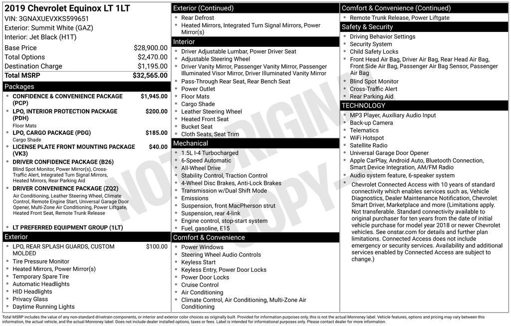 2019 Chevrolet Equinox LT