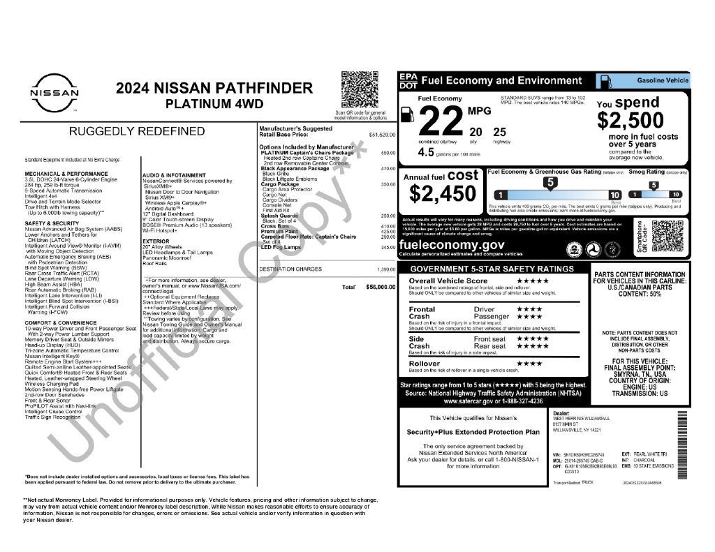 2024 Nissan Pathfinder Platinum