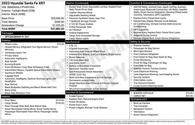 2023 Hyundai Santa Fe XRT