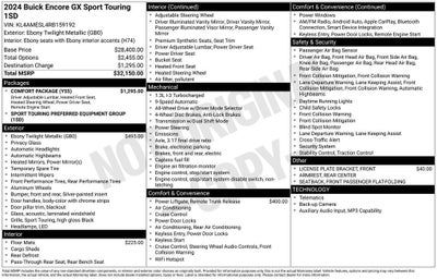 2024 Buick Encore GX Sport Touring