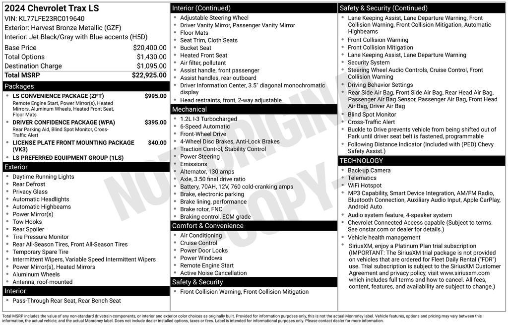 2024 Chevrolet Trax LS