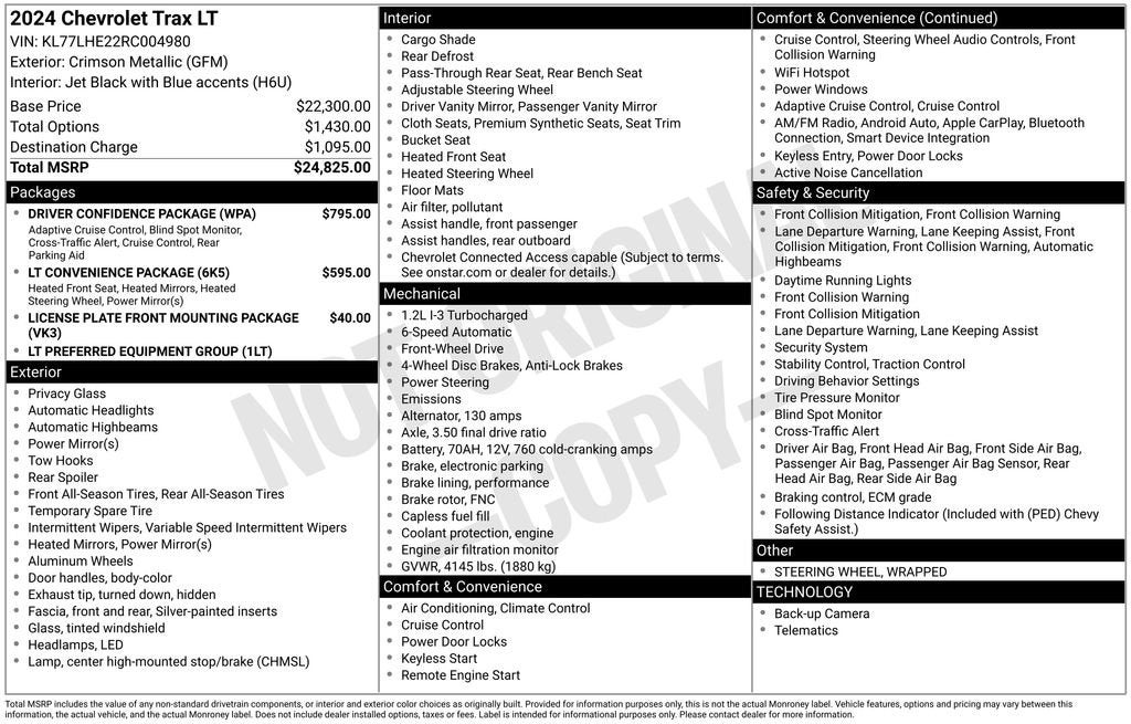 2024 Chevrolet Trax LT