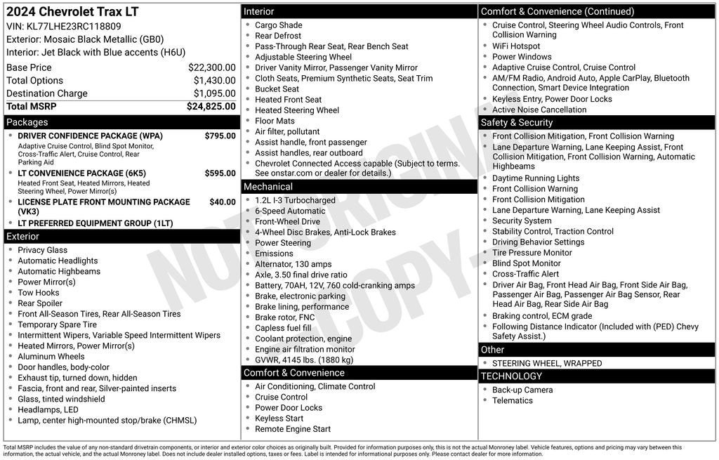 2024 Chevrolet Trax LT