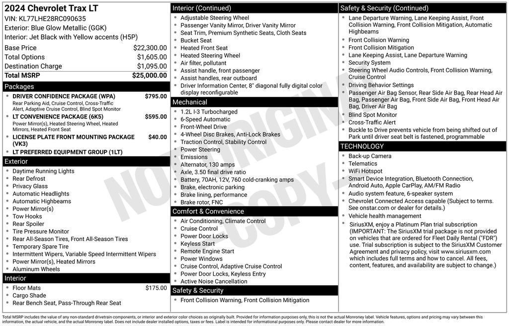 2024 Chevrolet Trax LT