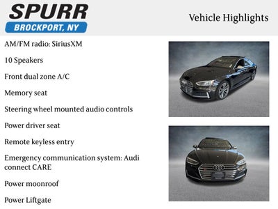 2018 Audi S5 Sportback Prestige